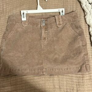 Brown American Eagal mini skirt size small
